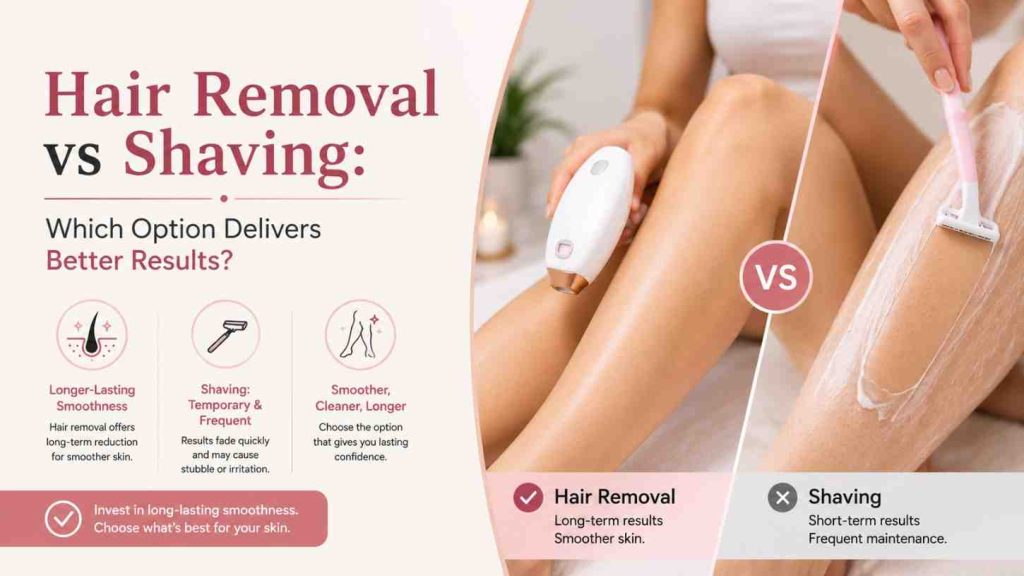 Hair Removal vs Shaving